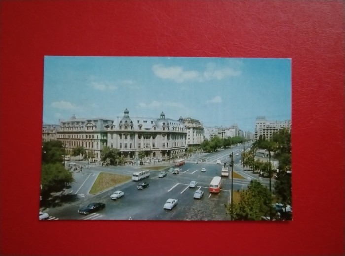 CARTE POSTALA - BUCURESTI - VEDERE SPRE B-DUL NICOLAE BALCESCU