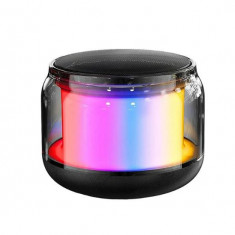 Boxa portabila Bluetooth Subwoofer LED fără fir, Surround, Multicolor