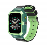 Ceas Smartwatch Pentru Copii YQT T32 cu Localizare GPS, Functie Telefon, Cartela SIM, Istoric, Camera, Magazin aplicatii, Verde