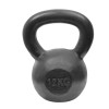 Kettlebell Otel 12kg Negru DHS Fitness - Gantera Profesionala, Antrenament Functional, Crossfit, Fitness Acasa/Sala