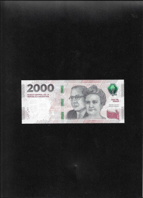 Argentina 2000 2.000 pesos 2023 seria86994723 unc foto