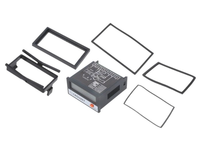 Contor timp consumat LCD, IP65 frontal