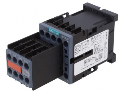 Contactor cu 3 poli și 5 contacte auxiliare: 3 NO și 2 NC foto