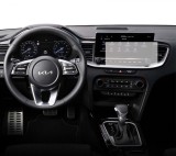 Folie Protectie Navigatie Kia Ceed 2021+, Duragon, protectie Display Navigatie, silicon Transparent, Anti-zgarieturi, kit instalare