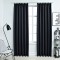 Draperii opace cu c&acirc;rlige, 2 buc., antracit, 140 x 245 cm