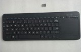 Tastatura Wireless Microsoft All-in-One Media Keyboard cu Touchpad, 2.4 GHz, USB