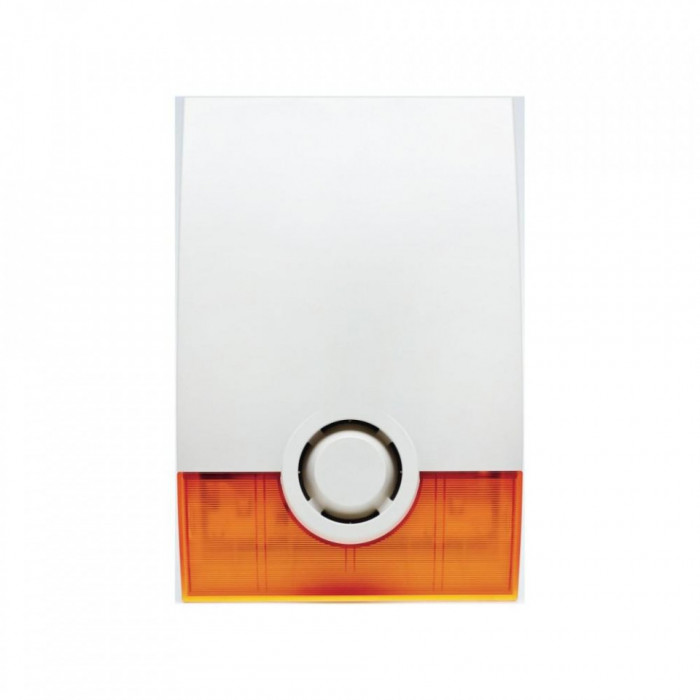 Sirena exterior wireless cu flash orange