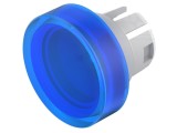 Lentilă pentru buton 16mm albastră