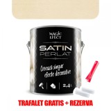 Vopsea decorativa Magic Efect Satin perlat 08 Gold Pearl 2.4 L + TRAFALET GRATIS