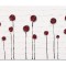 Tablou pictat manual, Flori in abstract, 100x60cm ulei pe panza in cutit efect 3D, superb