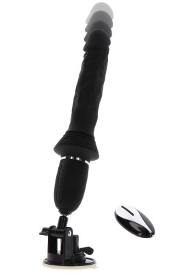 Vibrator cu Suport Magnum Opus Thruster Pro, Negru foto