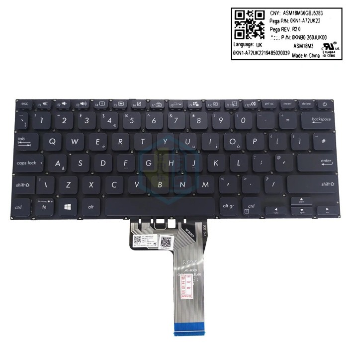 Tastatura Laptop, Asus, VivoBook 14 R409D, R409DA, R409F, R409FA, R409J, R409JA, R409JB, R409JF, R409JN, R409U, R409UA, iluminata, layout US