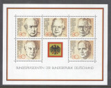 Germany Bundes 1982 Presidents perf. sheet Mi.B18 MNH DA.176, Nestampilat