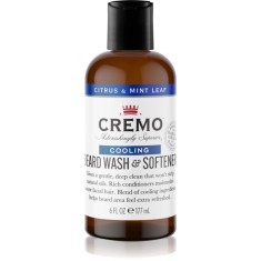 Cremo 2 in 1 Beard Wash &amp; Softener șampon pentru barbă pentru bărbați Citrus &amp; Mint Leaf 177 ml