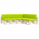 Perne pentru canapea din paleți, 7 buc, verde crud, vidaXL