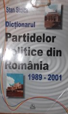 DICTIONARUL PARTIDELOR POLITICE DIN ROMANIA 1989 - 2001 foto
