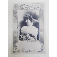 MITZI DALTI , ACTRITA FRANCEZA , CARTE POSTALA ILUSTRATA , CLASICA