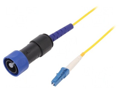 Patch Cord Fibră Optică Simplex Monomod Baionetă foto