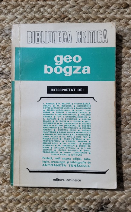 GEO BOGZA INTERPRETAT DE ....