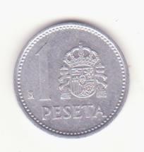 Spania 1 peseta 1988 - Juan Carlos foto