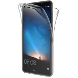 Husa 360 Silicon Transparenta Huawei Mate 20 Lite, Fata+Spate, Protectie Socuri si Zgarieturi