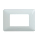 Rama Bticino Matix SAM4803BBNE, 3 module, alb, pentru priza / intrerupator