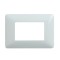 Rama Bticino Matix SAM4803BBNE, 3 module, alb, pentru priza / intrerupator