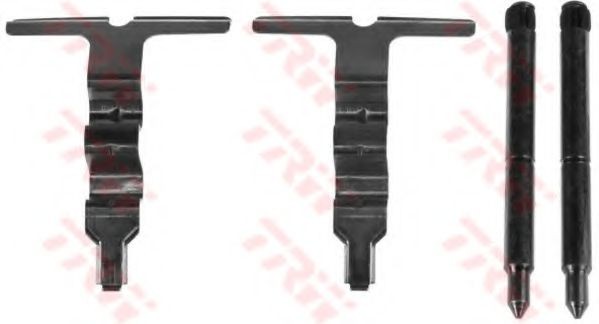 Set accesorii, placute frana MERCEDES S-CLASS (W220) (1998 - 2005) TRW PFK531