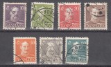 A12 S6 10 - Timbre foarte vechi - Danemarca - regalitate, Regi, Stampilat