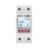 Releu protectie supratensiune si contor de energie inteligent, Wi-fi, EARU-63A, Sensibilitate 10 mA reglabil, digital, protectie supratensiune si supr