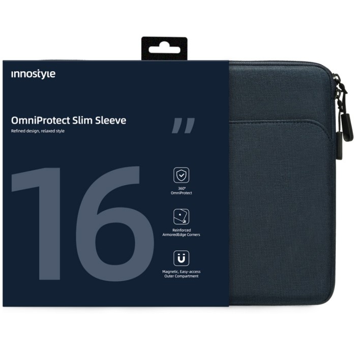 Innostyle 16&amp;quot; Geantă Pentru Laptop Husă Impermeabilă Omniprotect Slim Albastru