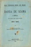 1644SPN Masa studenților rom&acirc;ni din Brașov, darea de seamă a XVI-a pe anul de gestiune 1913-1914 de Virgil Onițiu, 1914, Brașov
