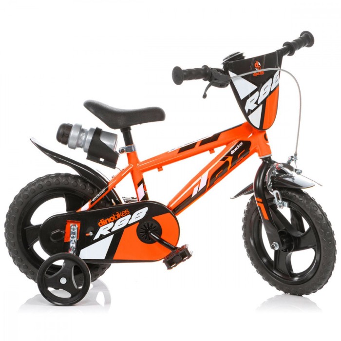 Bicicleta pentru copii model R88 DB-412UL-26R88 Dino Bikes, 12 inch, culoare orange for Your BabyKids