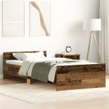 vidaXL Cadru de pat fără saltea Lemn vechi 90x190cm Lemn prelucrat 857478