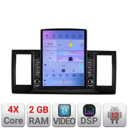 Navigatie VW Caravelle 2015- K-caravelle ecran tip TESLA 9.7&quot; cu Android Radio Bluetooth Internet GPS WIFI 2+32 DSP Qu CarStore Technology