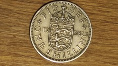 Anglia / Marea Britanie - moneda de colectie - 1 shilling 1955 - Efigie Anglia