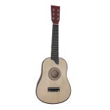 Chitara pentru Copii, Flippy, din Lemn si Plastic, pentru Incepatori, 63.5 x 22 x 5.8 cm, Bej