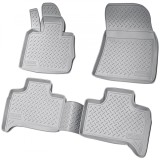 Covorase gri cauciuc 3D stil tavita premium pentru BMW X5 E53 din 1999-2006, Recambo