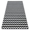 Covor Sketch - F561 cremă și negru- Zig Zag, 280x370 cm, Dreptunghi, Polipropilena