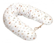 Perna pentru gravide si alaptare, husa detasabila din bumbac 100% si umplutura antialergica BabySoft , Comori din natura, Amy