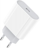 Incarcator ZAFIT&reg; Fast charging 20W, compatibil cu Iphone 15/14/13/12/11/Pro/Pro Max/Plus, iPad, AirPods, Alb