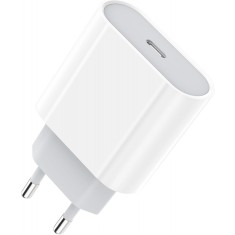 Incarcator ZAFIT&reg; Fast charging 20W, compatibil cu Iphone 15/14/13/12/11/Pro/Pro Max/Plus, iPad, AirPods, Alb