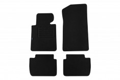 Set 4 covorase auto din mocheta, negru, compatibil cu compatibil cu BMW 3er (E46) Limousine 1998-2005, Coupe 1999-09/2006, Touring 1999-2005, Compact foto