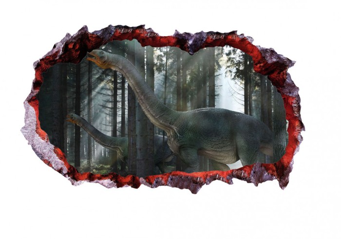 Sticker decorativ cu Dinozauri, 85 cm, 4391ST-1
