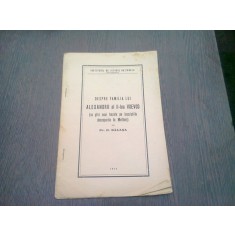 DESPRE FAMILIA LUI ALEXANDRU AL II-LEA VOEVOD - D. BALASA