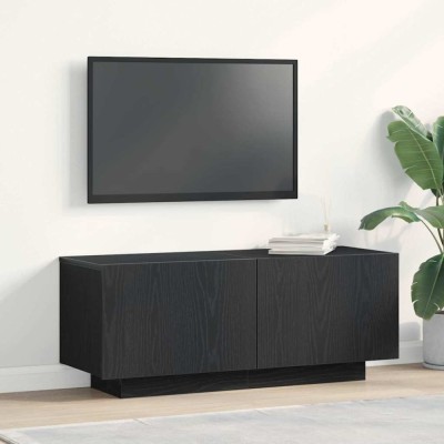 vidaXL Cabinet TV Negru 100 x 35 x 40 cm Lemn compozit foto