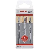 Bosch 2607011436 - Set panze fierastrau pendular tija cu un prag de prindere (T) 100 mm lemn taiere mixta 15 bucati