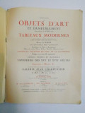 CATALOGUE DES OBJETS D&#039;ART ET D&#039;AMEUBLEMENT. PRINCIPALEMENT DU XVIII SIECLE TABLEAUX MODERNES 1935