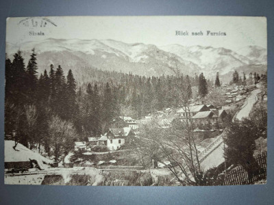 SINAIA - vederere dinspre Furnica 1929 foto