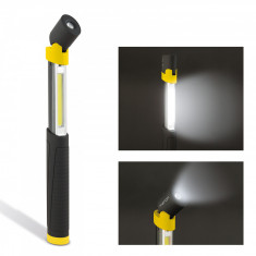 Lanterna service cu COB-LED telescopic si cu cap rabatabil Phenom